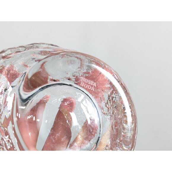 Kosta Boda Snowball Candleholder: Scandinavian Art Glass Votive holder *COOLER* - Picture 5 of 7